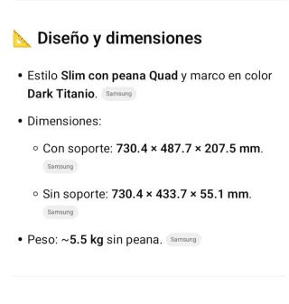 Smart TV Samsung 32"