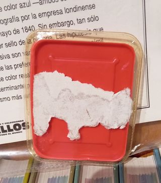 Sello Penny Black Oro 22k Bután 1996