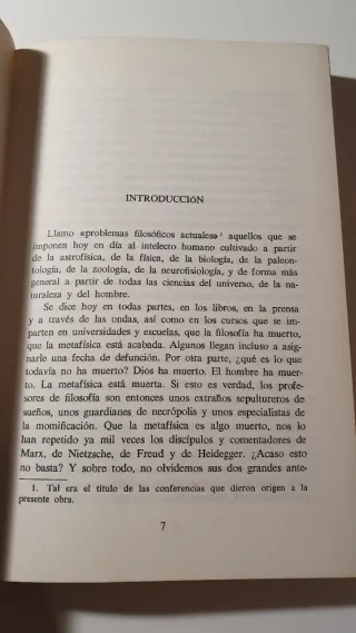 Ciencias del universo y problemas metafísicos