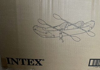 Kayak inflable K2 Explorer + remos y bomba