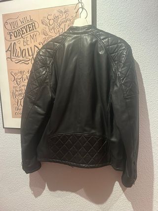 Cazadora Cuero Negra Pepe Jeans