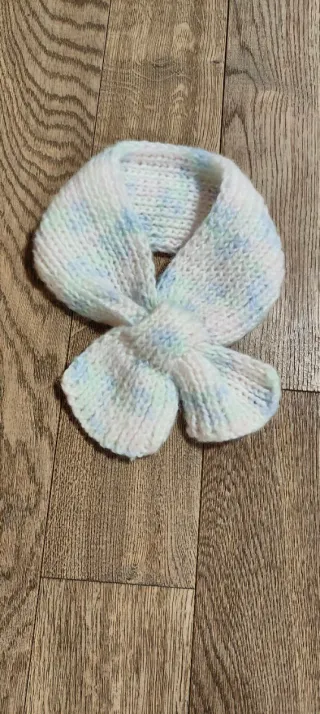 Sciarpa e fascia invernale da bambina in lana