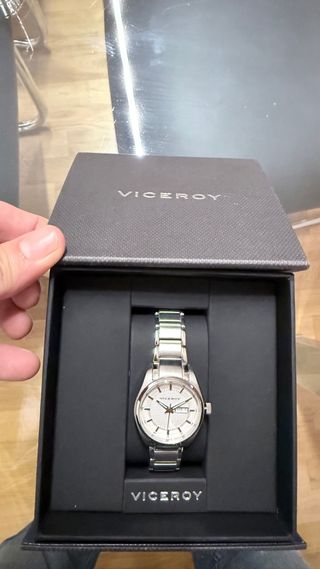 Reloj Viceroy Plata y Blanco