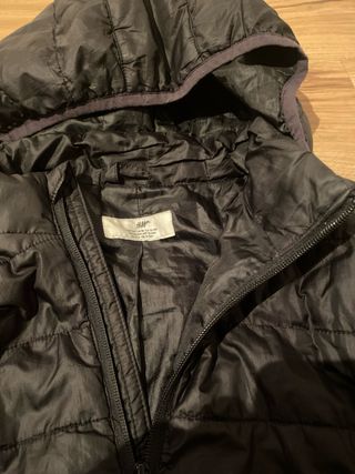 Plumífero Zara Negro Niñ@ Talla 12-13cm