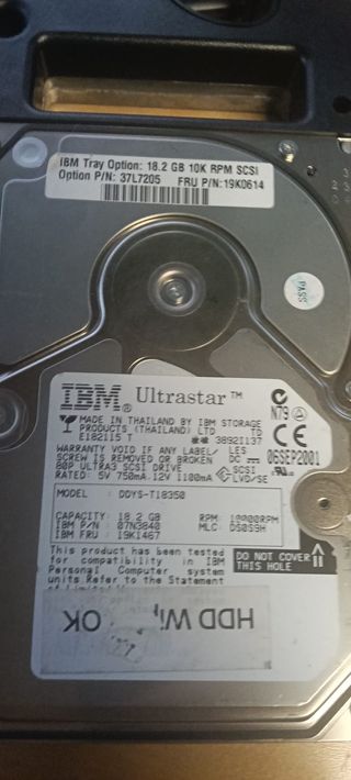 HDD IBM 18.2GB SCSI IBM Server xSeries 230 330 235