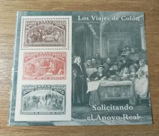 6 Láminas conmemorativas viajes de Cristóbal Colón