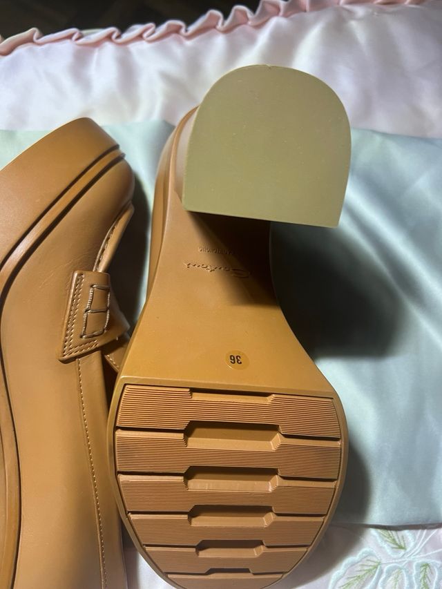 Santoni Zapatos Marrones Tacón Cómodo