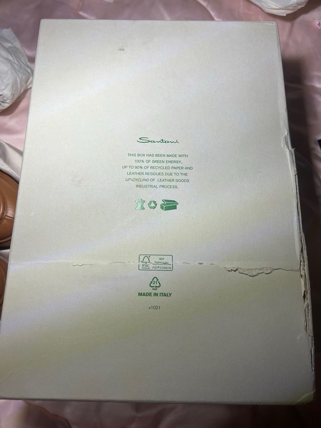 Santoni Zapatos Marrones Tacón Cómodo