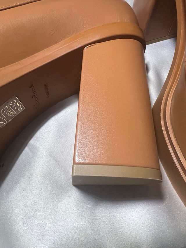 Santoni Zapatos Marrones Tacón Cómodo