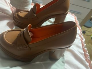 Santoni Zapatos Marrones Tacón Cómodo