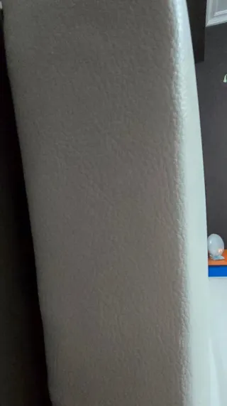 Cabecero polipiel blanco