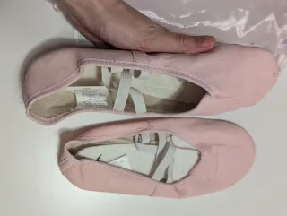 Zapatillas Ballet Media Punta Rosa Talla 39