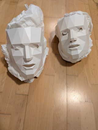 Pack 2 disfraces blancos completos