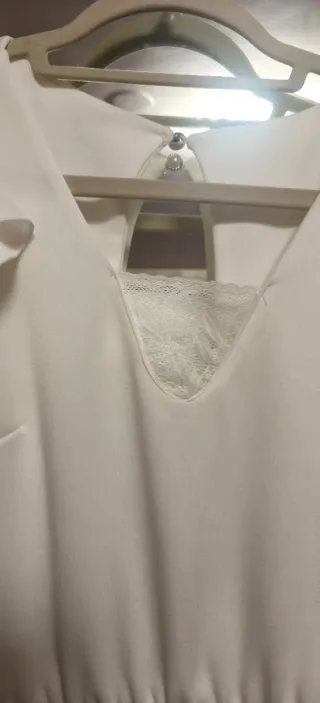 Bata flamenca beige nueva T M/L