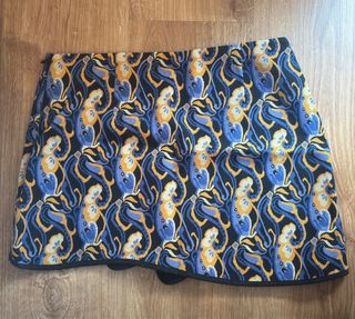 Falda asimétrica estampada