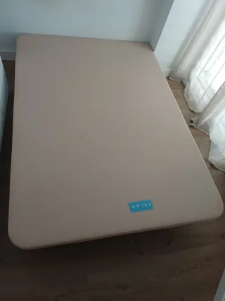 Base tapizada 1,35x1,90 - Como nueva