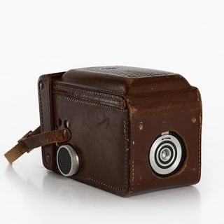 Rolleicord V con funda de cuero