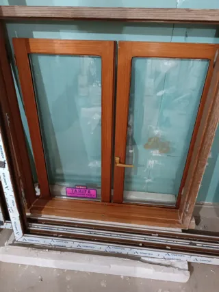 Ventana Madera Climalit Mallorquina