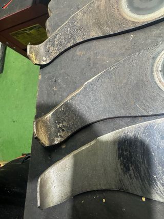 Lote 3 cuchillas stihl y 2 cabezales