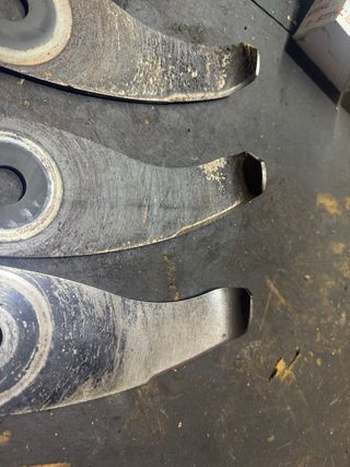 Lote 3 cuchillas stihl y 2 cabezales