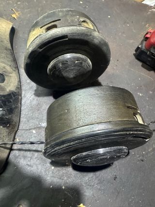 Lote 3 cuchillas stihl y 2 cabezales