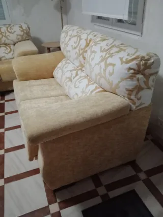 Sofá Cama y Sofá Extensible Beige