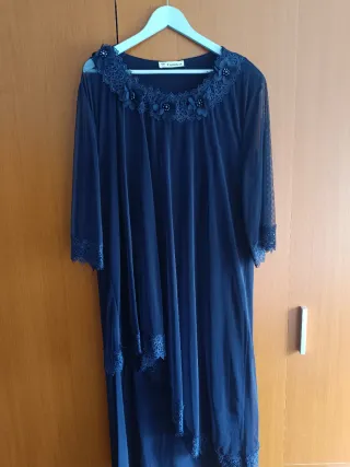 Vestido Tamara azul talla única