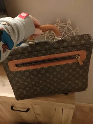Valigia documenti vintage Louis Vuitton