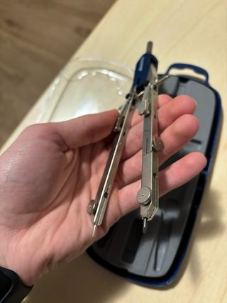 Compasso Architetto regolabile con cambio mina