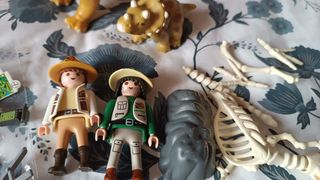 Playmobil Safari Triceratops y figuras