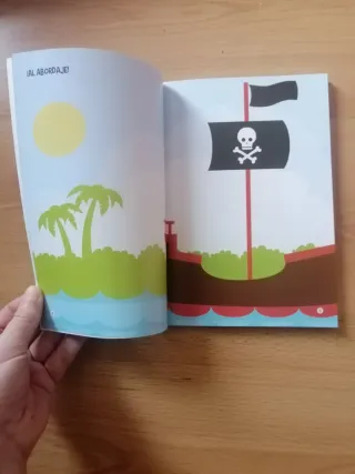 Libro 1000 Pegatinas Niños Pirata