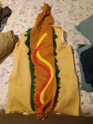 Disfraz perrito caliente adulto talla única