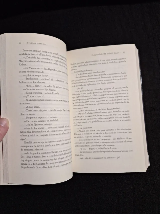 William Gibson. Historia cero