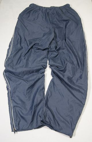 Pantaloni Nike uomo blu navy vintage con zip