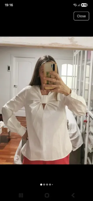 Camisa Carolina Herrera Blanca