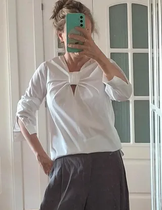 Camisa Carolina Herrera Blanca