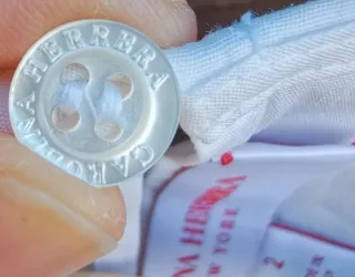 Camisa Carolina Herrera Blanca