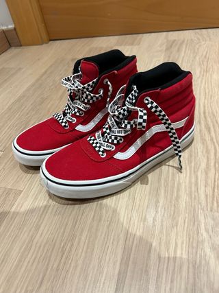 Zapatillas Vans Rojas /Niño Talla...