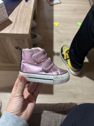 Botas Converse niña T.19 rosa