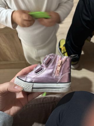 Botas Converse niña T.19 rosa