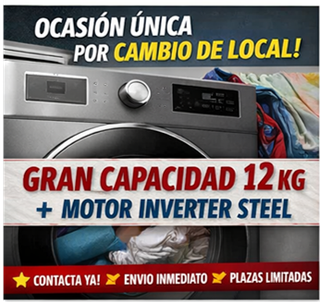 Lavadora Cecotec Bolero DressCode 12500