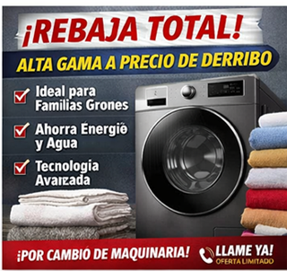 Lavadora Cecotec Bolero DressCode 12500