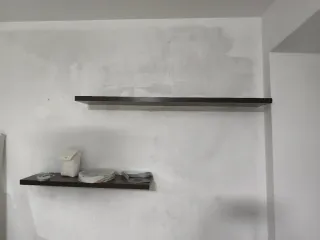 Mueble aparador comedor wengue madera y cristal