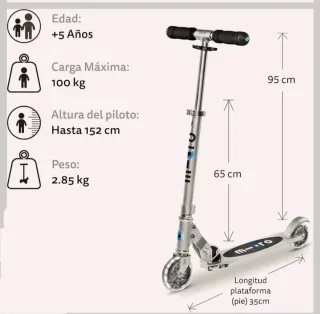 Patinete Micro Sprite 2 ruedas Plegable Scooter