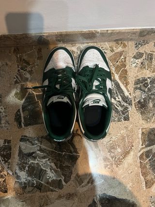 Zapatillas Nike Dunk Verde y Blanco Talla 44.5