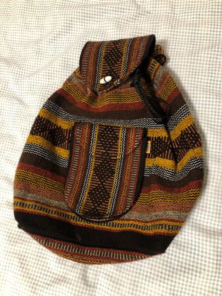 Mochila étnica multicolor