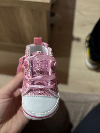 Bota mini brillante talla 16