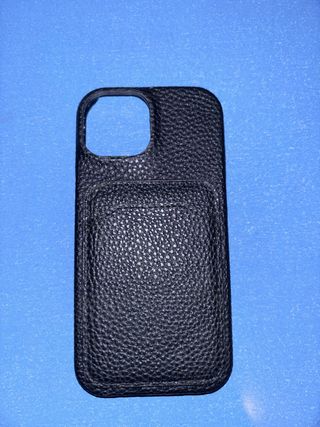 Funda iPhone 15 Negra Piel