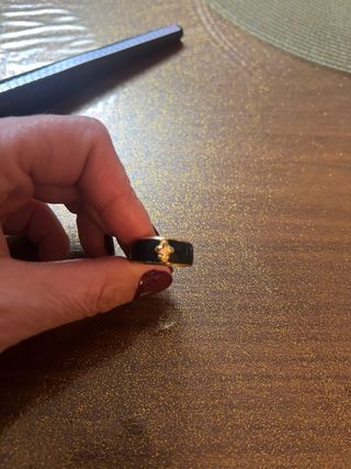 Anello Just Cavalli nero e oro