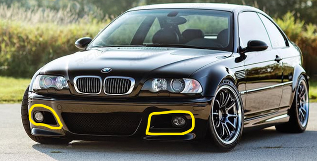 Cubierta Antiniebla BMW E46 Pack M3
